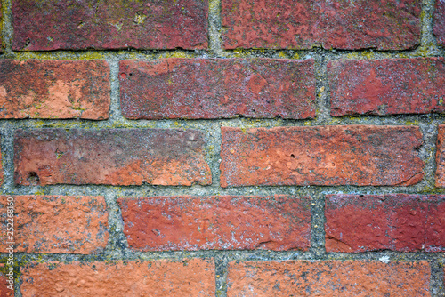 red brick wall background