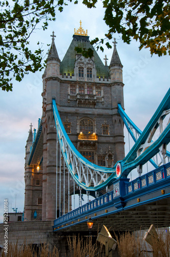 Tower Bridge in London  the UK.