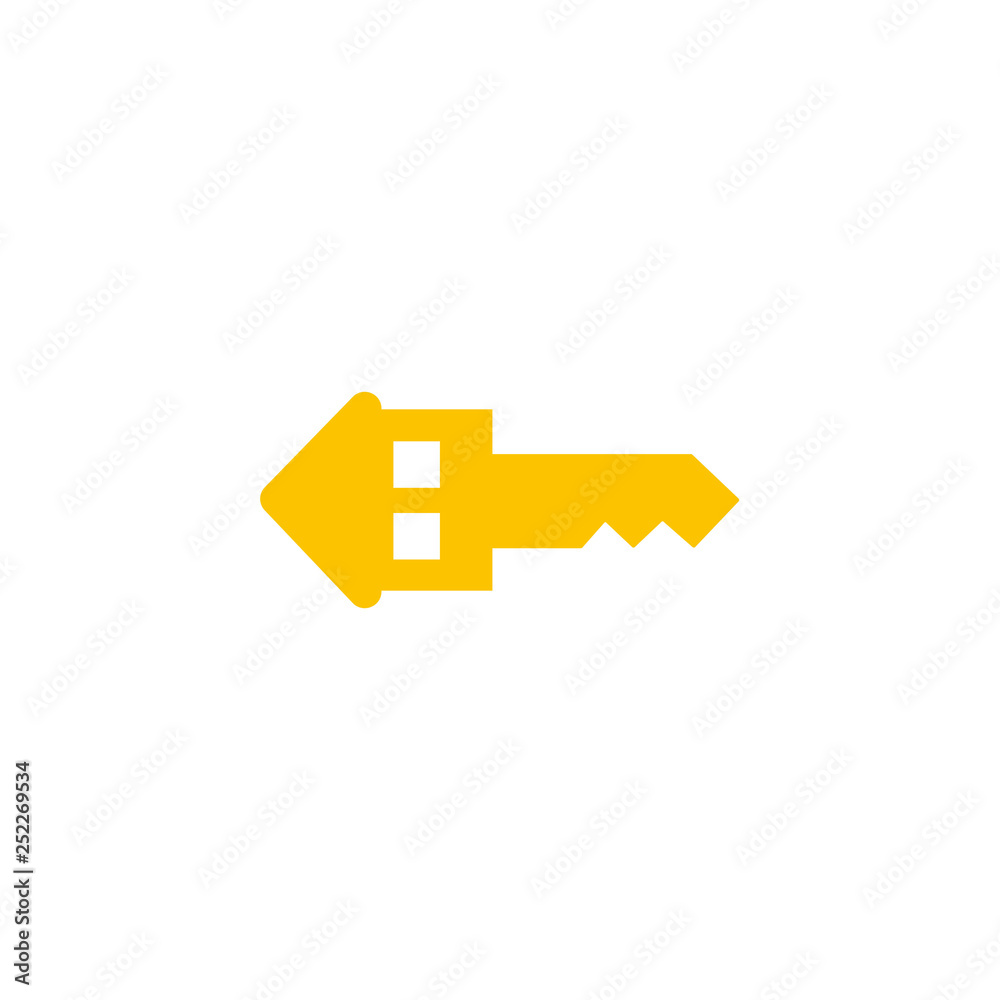 Fototapeta premium House key simple icon