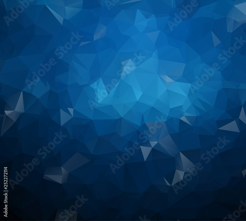 multicolor dark blue geometric rumpled triangular low poly style gradient illustration graphic background. Vector polygonal design for your business.