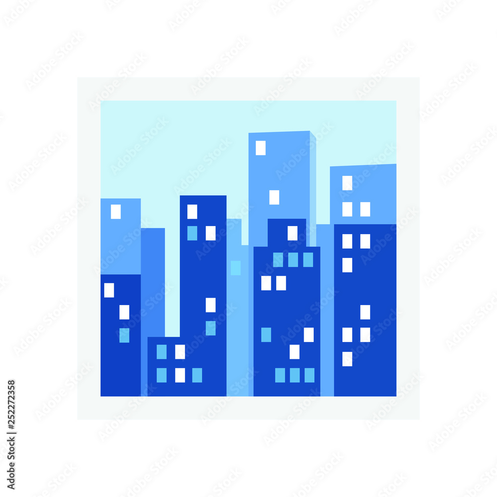 City emoji vector