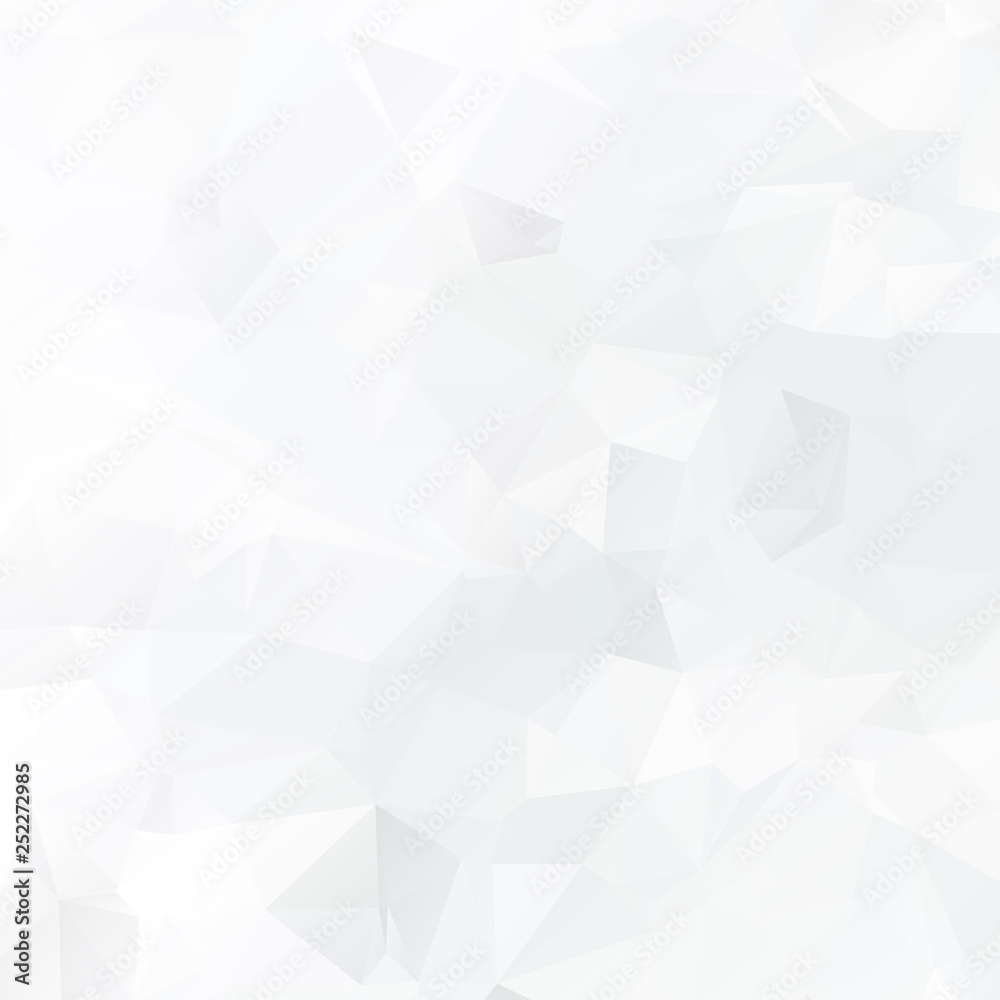 White Polygonal Mosaic Background. geometric pattern, triangles background. Creative Business Design Templates. Vector illustration.