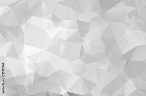 Gray Polygonal Mosaic Paper Background, Vector illustration
