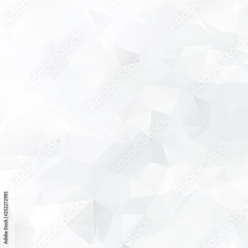 White Polygonal Mosaic Background. geometric pattern, triangles background. Creative Business Design Templates. Vector illustration.