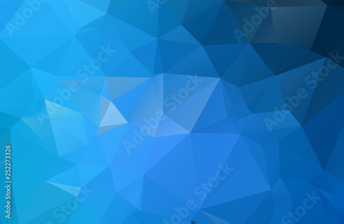 Blue Polygonal Mosaic Background. geometric pattern, triangles background. Creative Business Design Templates. Vector illustration.