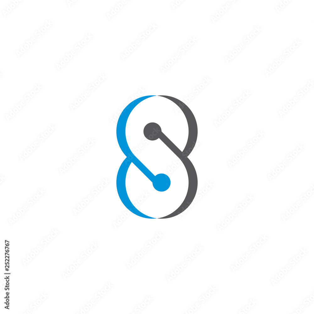 8 number icon eight infinity logo icon 8 number icon eight infinity logo icon