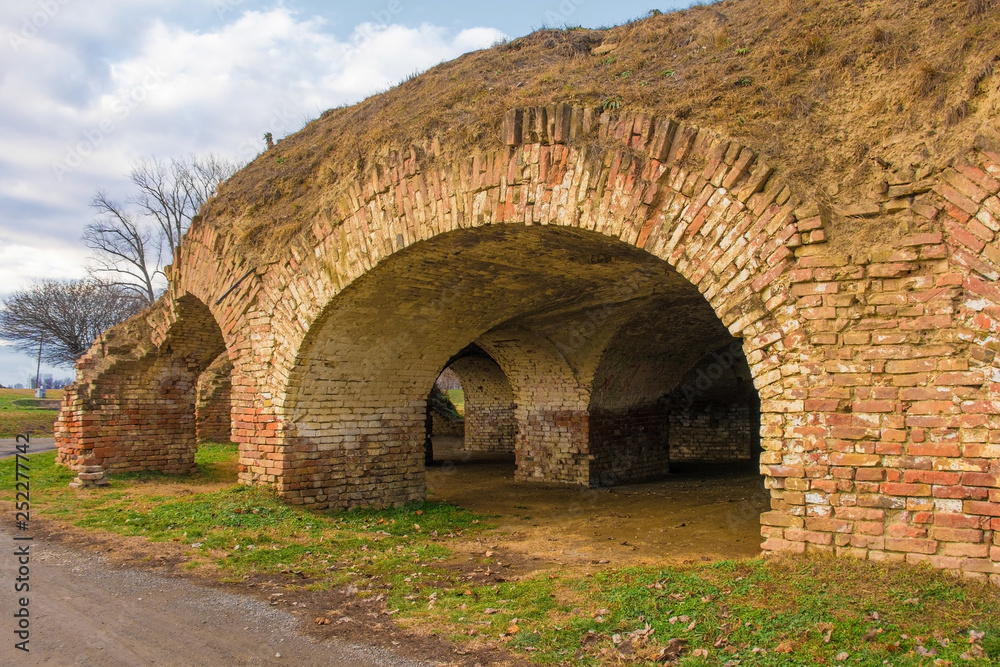 The 18th century Crown Fortress, also known as the Catacombs, in Osijek in Osijek-Baranja County, Slavonia, east Croatia