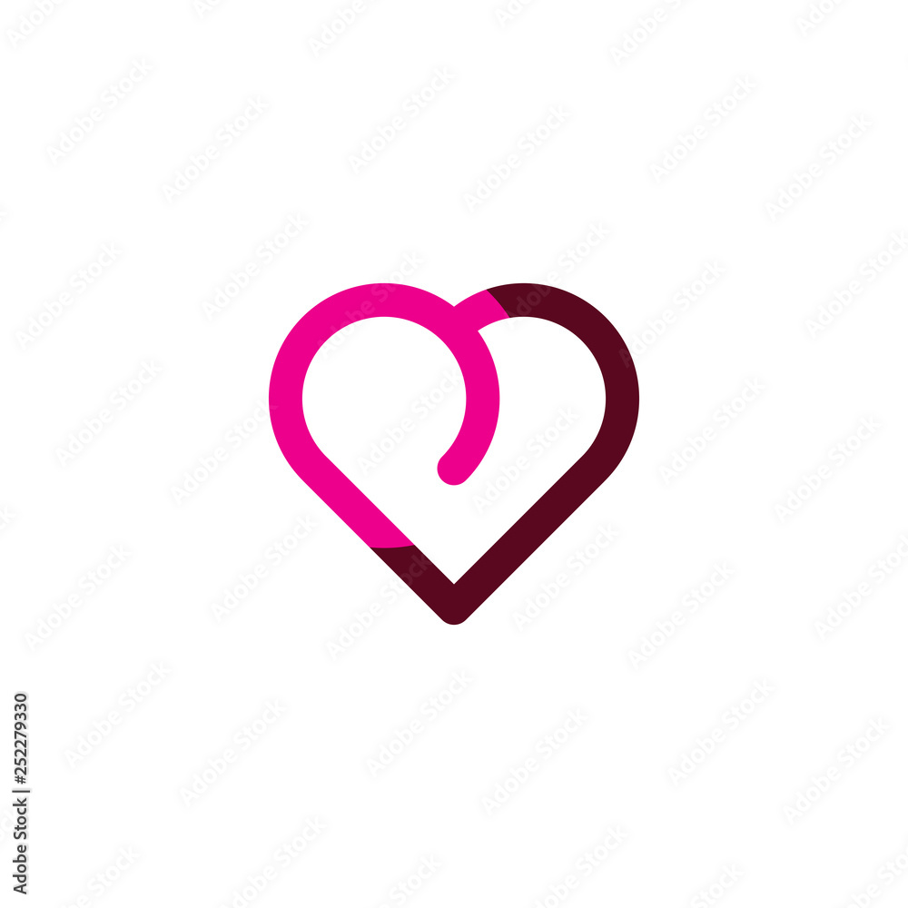 heart magenta purple icon sign element heart magenta purple icon sign element