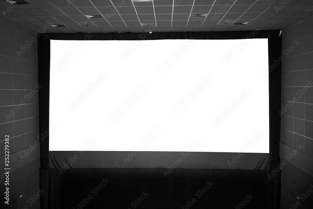 Fototapeta premium Copyspace on a movie theatre screen