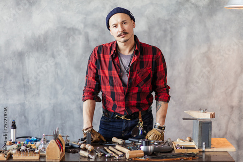 gorgeous pleasant guy repaires your broken chains, earrings, watches photo