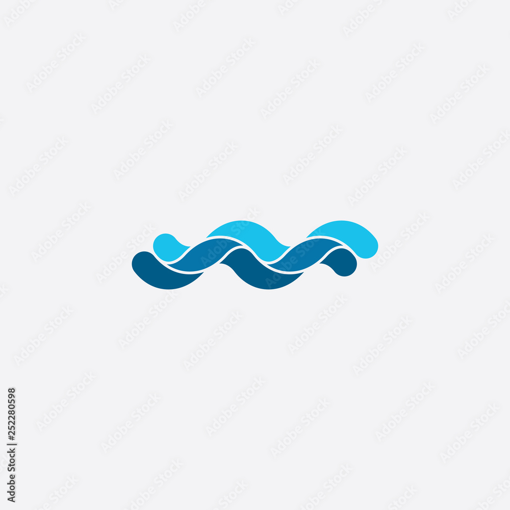 water design element wave vector icon water design element wave vector icon
