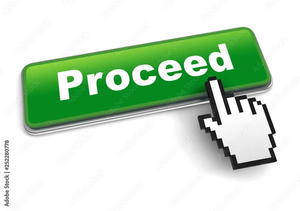 proceed concept 3d illustration isolated proceed concept 3d illustration isolated