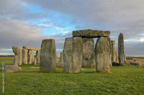 The stones of Stonehenge, a prehistoric monument in Wiltshire, England. UNESCO World Heritage Sites