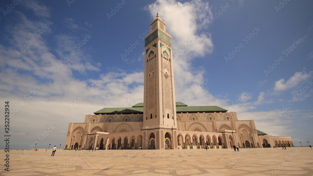 Fototapeta premium Mosque in Casablanca, Morocco