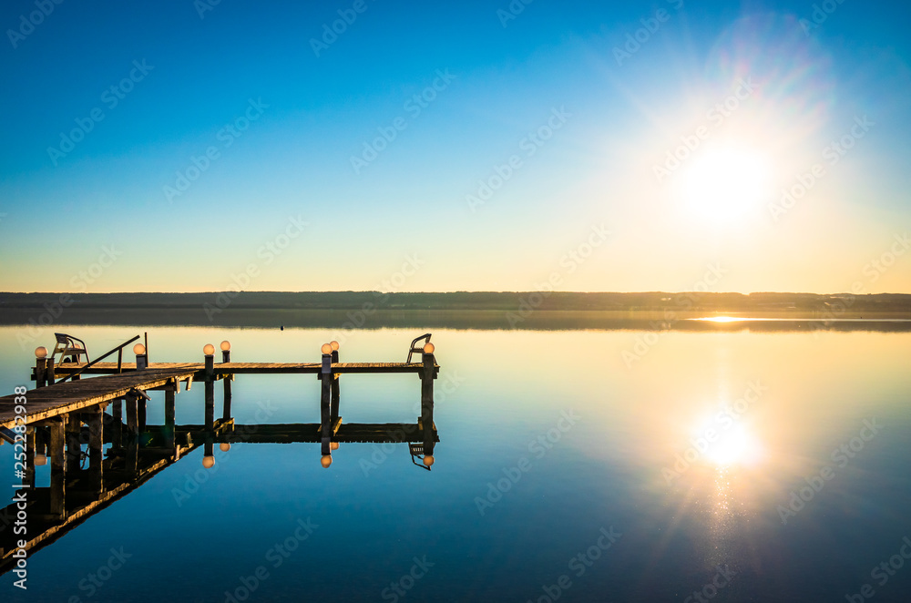 old wooden jetty