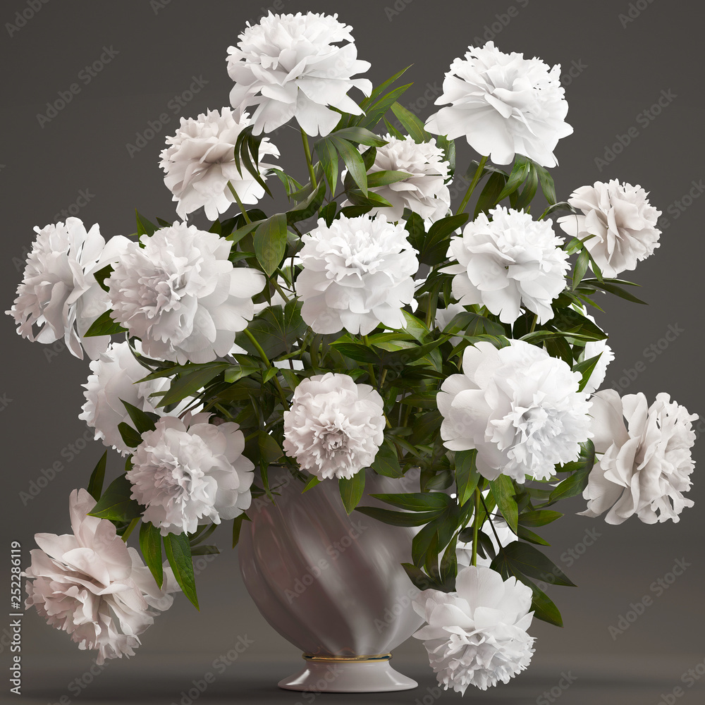 bouquet of Paeonia