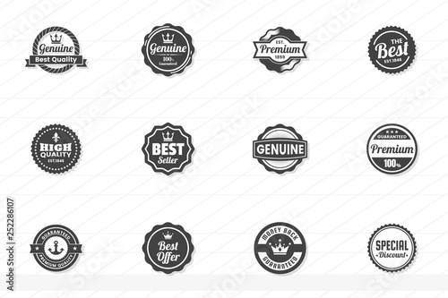 Vintage Retro Vector Logo for banner, poster, flyer