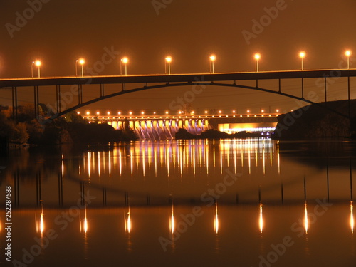 bridge over the Dnieper River in Zaporizhia