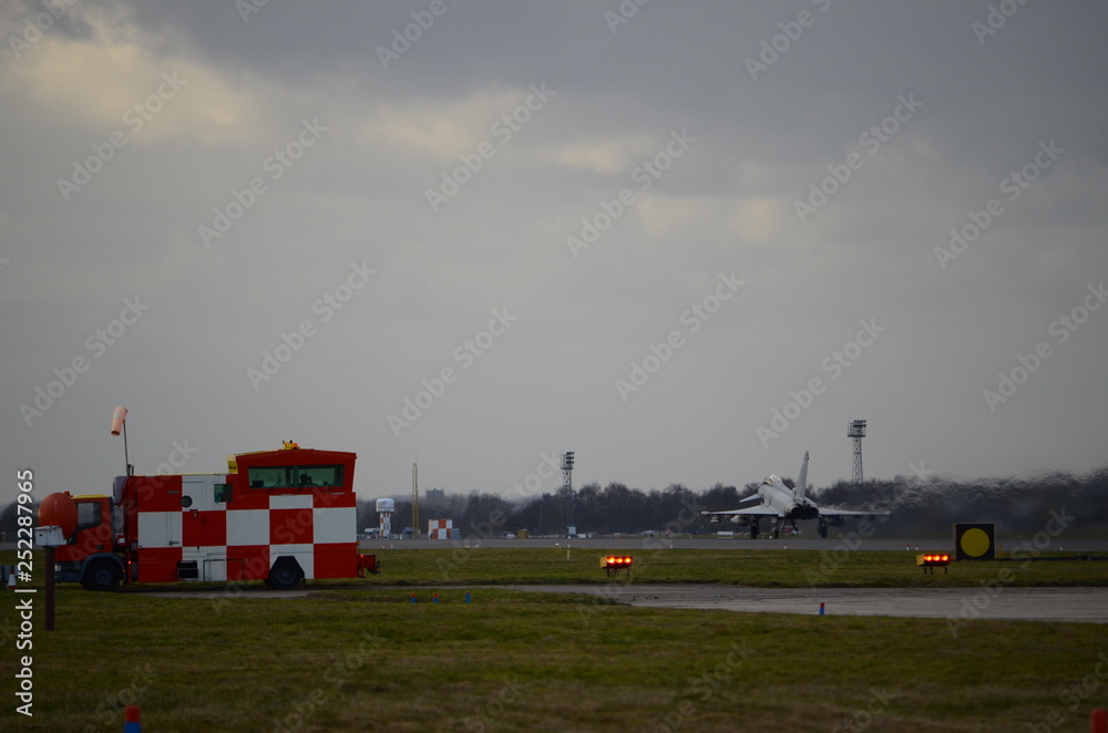 Fototapeta premium Typhoon scramble, air defence 