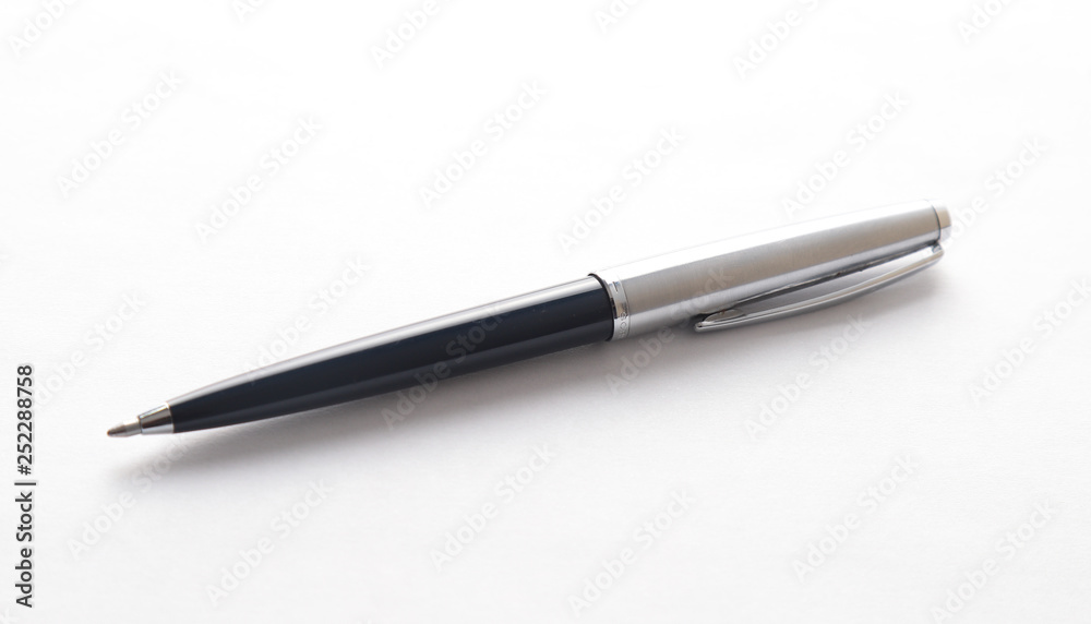 ballpoint pen on a white background