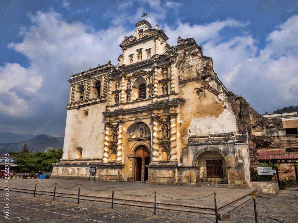 Preserved buildings from Spanish colonization, Antigua Guatemala,