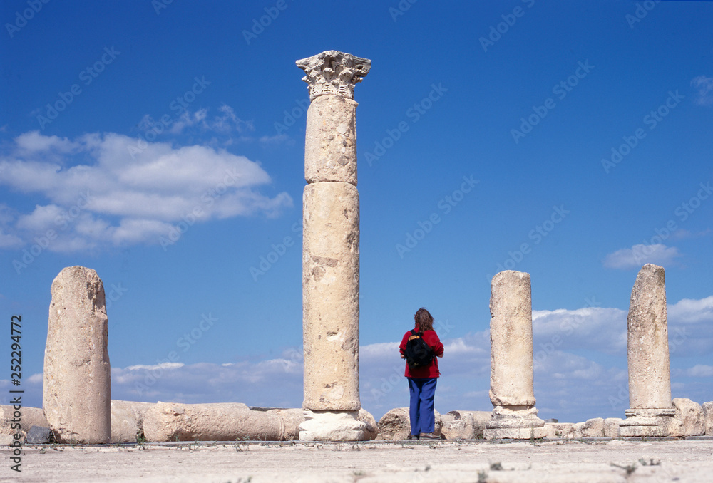 Ruins of the church at Umm Qais, Jordan