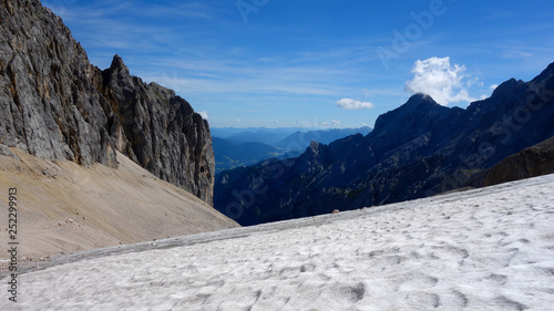 Wanderung auf die Zugspitze, über das Höllentalklamm mit Gletscher (Höllenthalerferner) und Klettersteig
