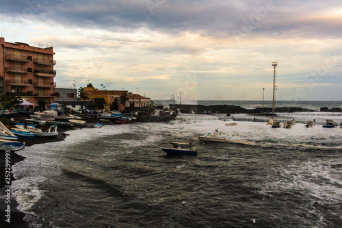 Acireale mareggiata per vento da scirocco photo