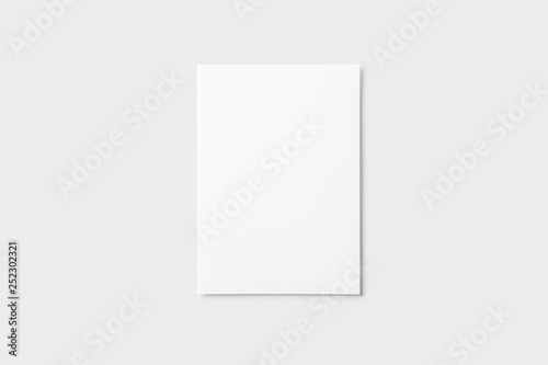 Brochure mockup A4, US-Letter, on white background © sabir