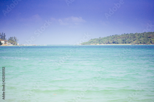 A view of tropical sea landscape