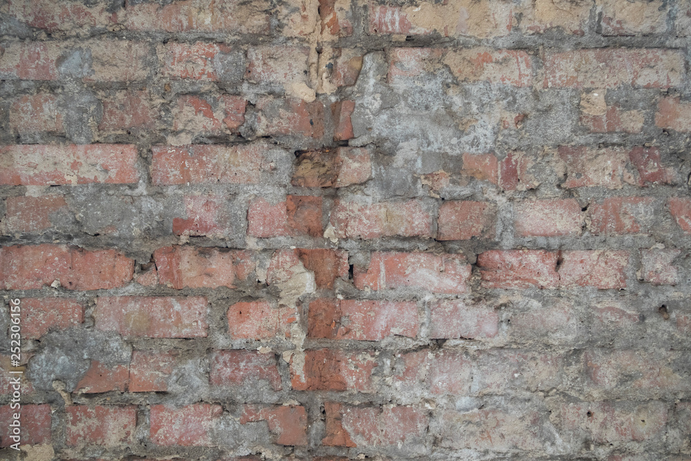 Brick texture with scratches and cracks Brick texture with scratches and cracks