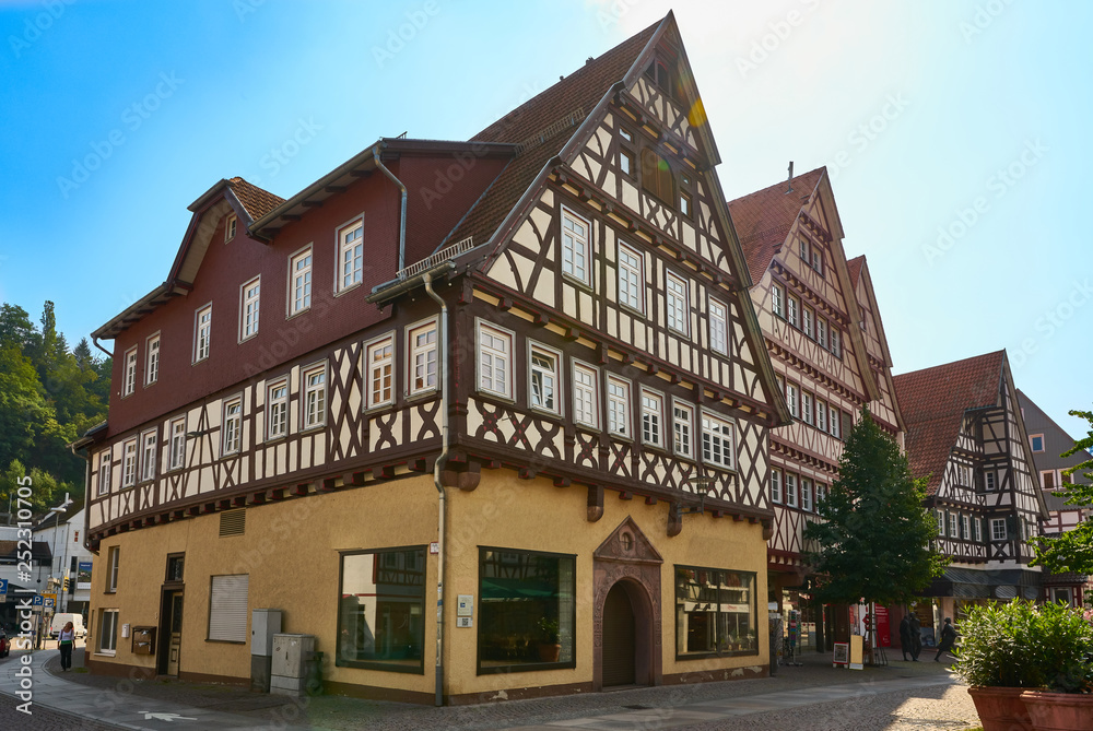 The medieval village of Calw, Baden-Wurtemberg, Germany