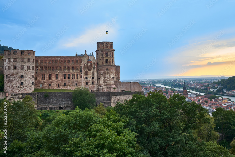View of Heidelberg Palace, Germany
