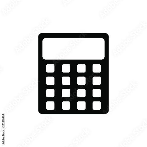 calculator icon, calculator symbol. vector.