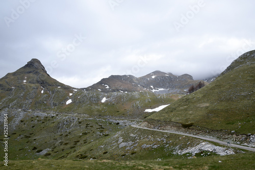 Beautiful mountains landscape in Durmitor National Park. Near Zabljak  Montenegro.