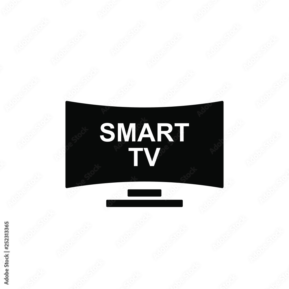 smart tv icon, smart tv symbol. vector. smart tv icon, smart tv symbol. vector.