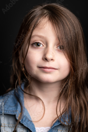 6 years old girl portrait