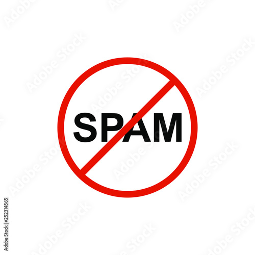 no spam sign