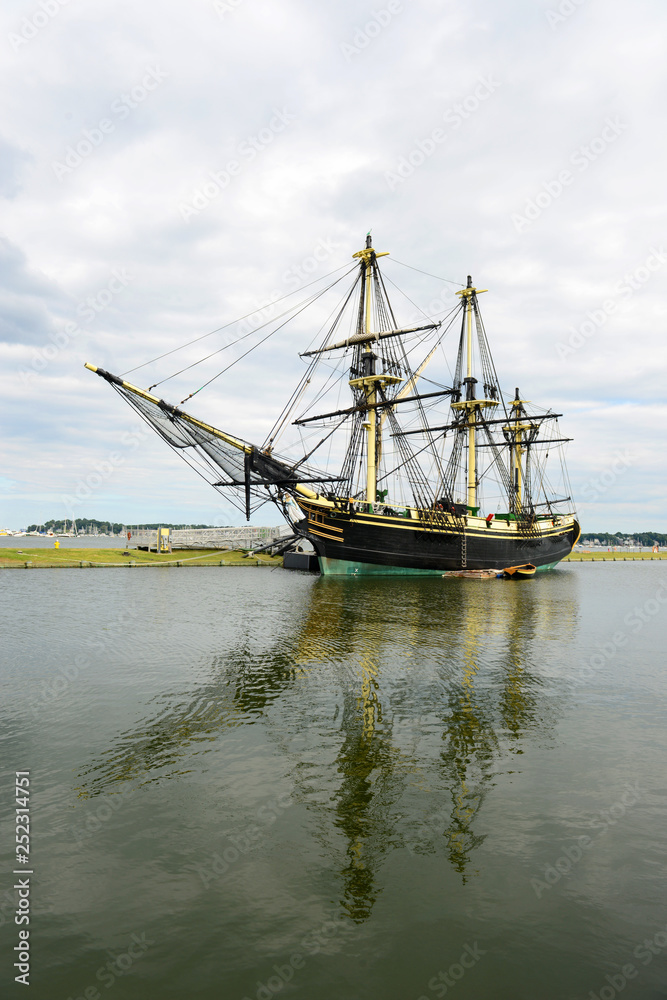Friendship of Salem at the Salem Maritime National Historic Site (NHS) in Salem, Massachusetts, USA.