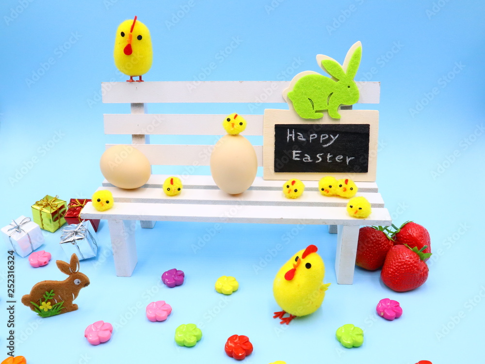 Obraz premium Colorful Easter Composition