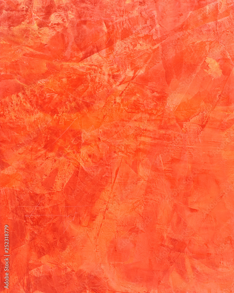 Red gold orange venetian plaster texture Red gold orange venetian plaster texture