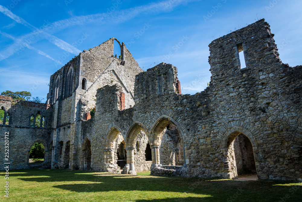 Netley Abbey, a ruined 13th century medieval monastery, near Southampton, Hampshire, England, UK Netley Abbey, a ruined 13th century medieval monastery, near Southampton, Hampshire, England, UK