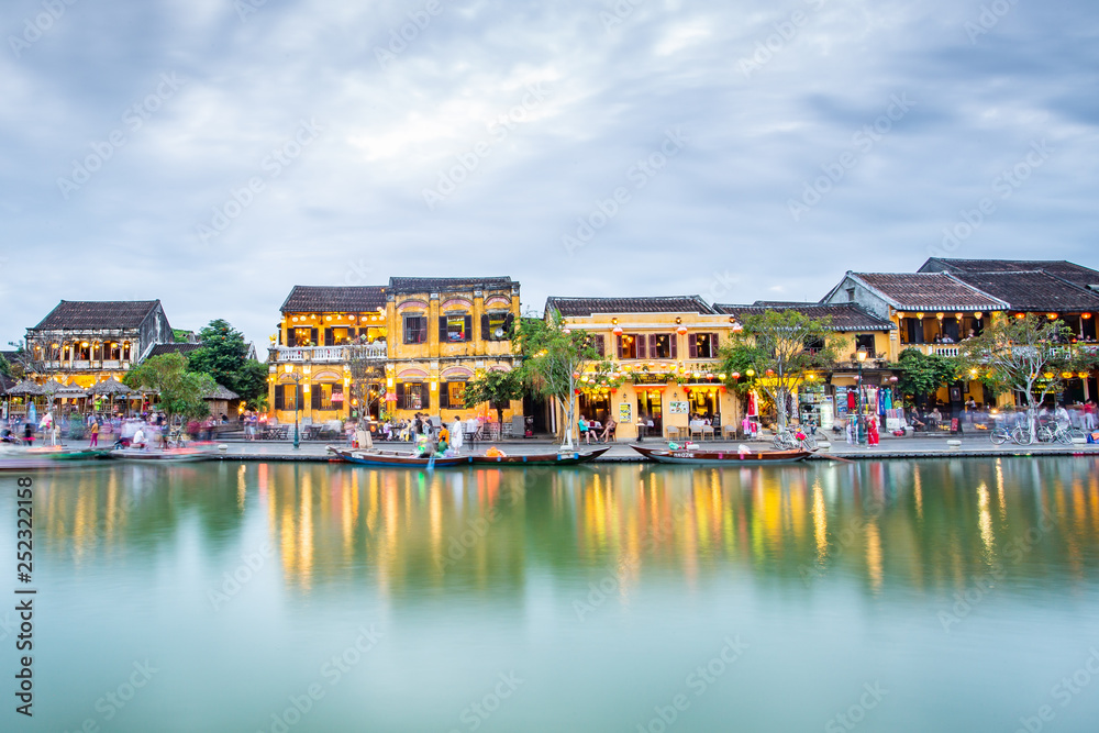 View on the Old Town of Hoi An. Vietnam. Unesco World Heritage Site.