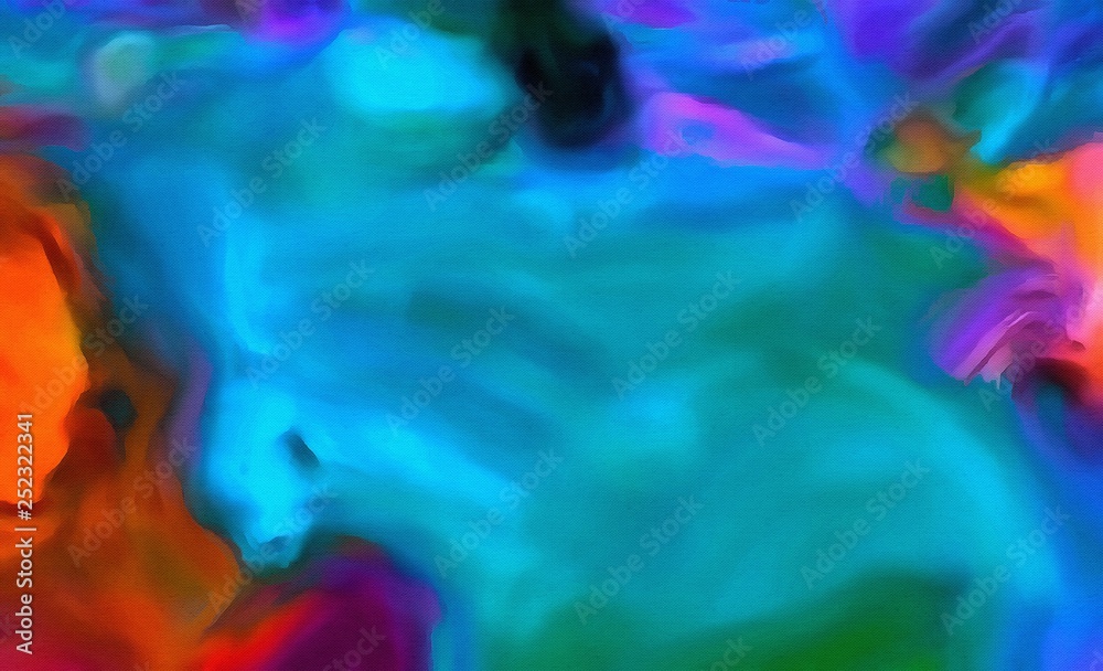 Obraz premium Creative painting pictorial art. Colorful wallpaper in modern style. Abstract texture background. Digital artwork for graphic design or prints on canvas. Stock. Can be used as conceptual pattern.