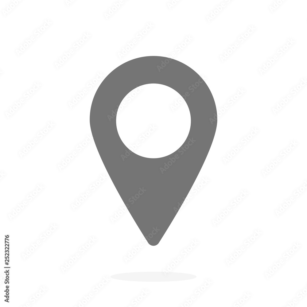 GPS pointer on the map. vector image pointer. GPS pointer on the map. vector image pointer.