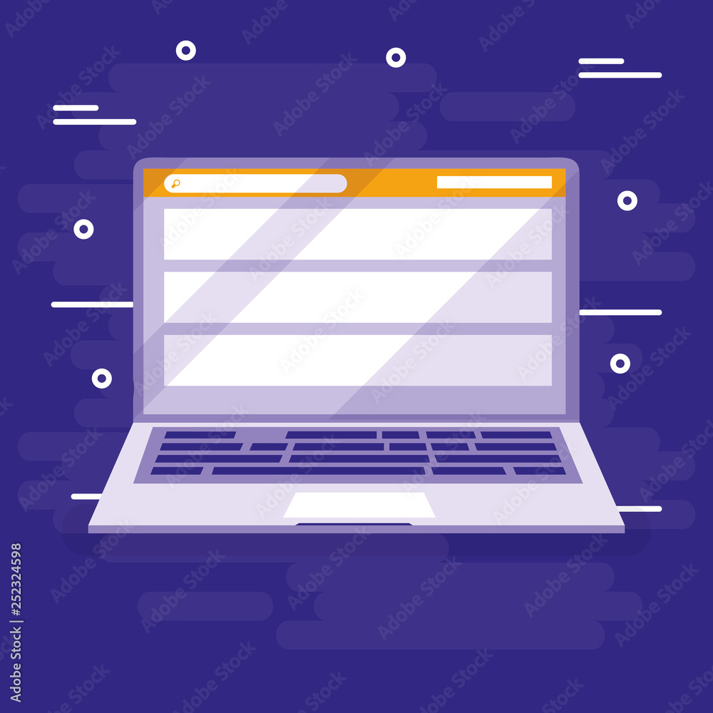 laptop computer isolated icon laptop computer isolated icon