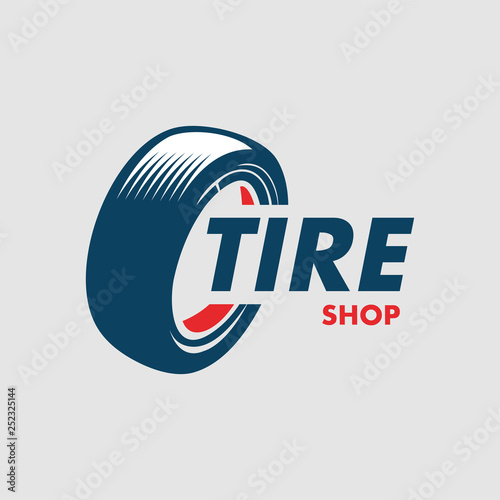 Tire shop vintage logo