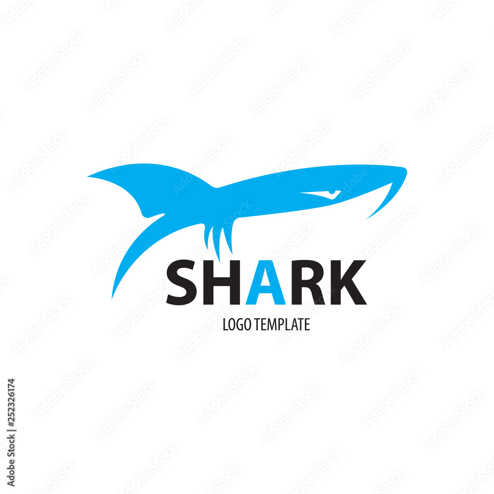 vector shark logo