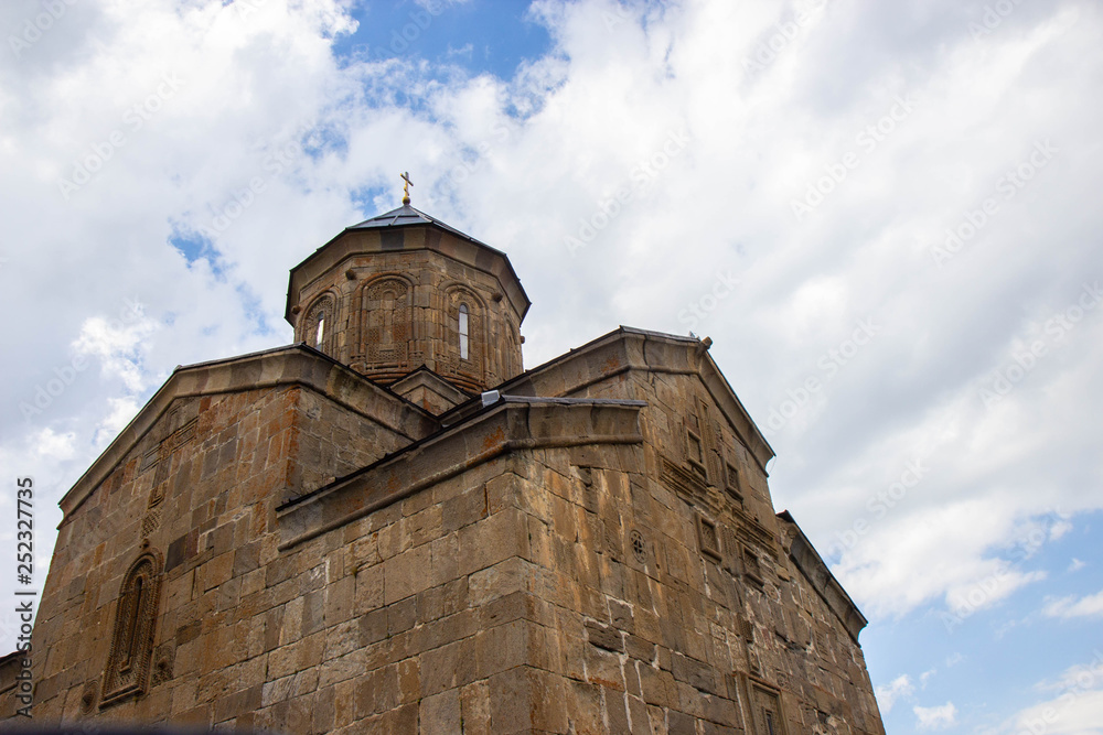 Fototapeta premium Gergeti church. Cminda Sameba, Stepantsminda. Georgia