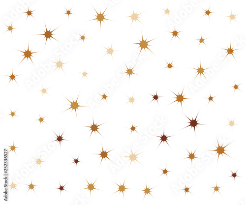 Golden Stars Confetti Banner